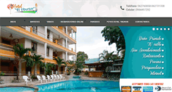 Desktop Screenshot of hoteltiburonatacames.com